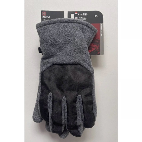 ⭐️NEW SwissTech Men's Tech Fleece Glove Size S/M - Picture 3 of 6